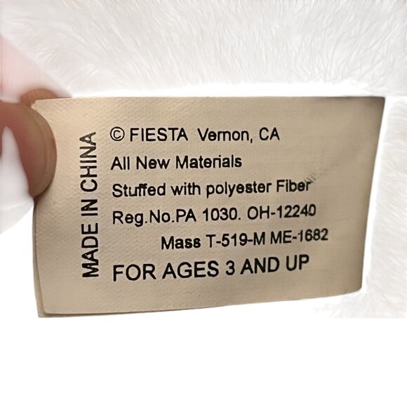 Rare Vintage Plush Pelican 12" by Fiesta Brown Grey Stuffed Bird Animal Toy - Picture 7 of 7